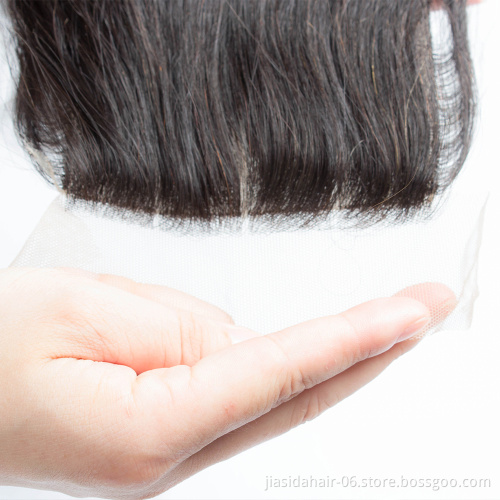 Natural Color Raw Virgin 100% Human Hair Remy Brazilian Body Wave 4x4 Lace Closure Indian hair Closure Piece